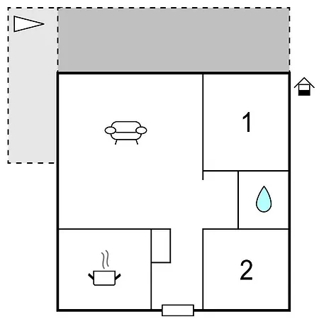 Chalet Larsheim 公寓